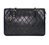 Quilted Chain Shoulder Bag, front view